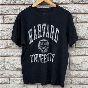 Harvard University Black T-Shirt